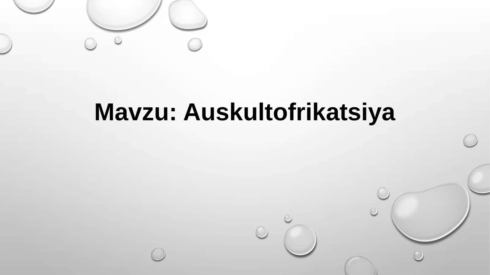 Auskultofrikatsiya 1