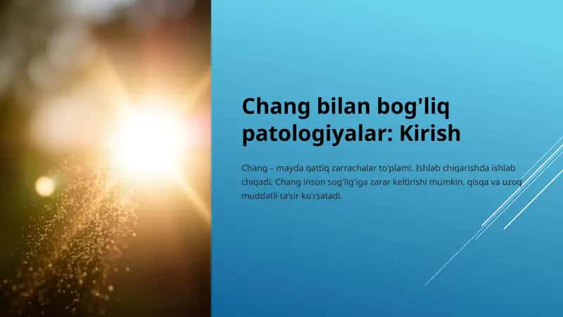 Chang bilan bog'liq patologiyalar 1
