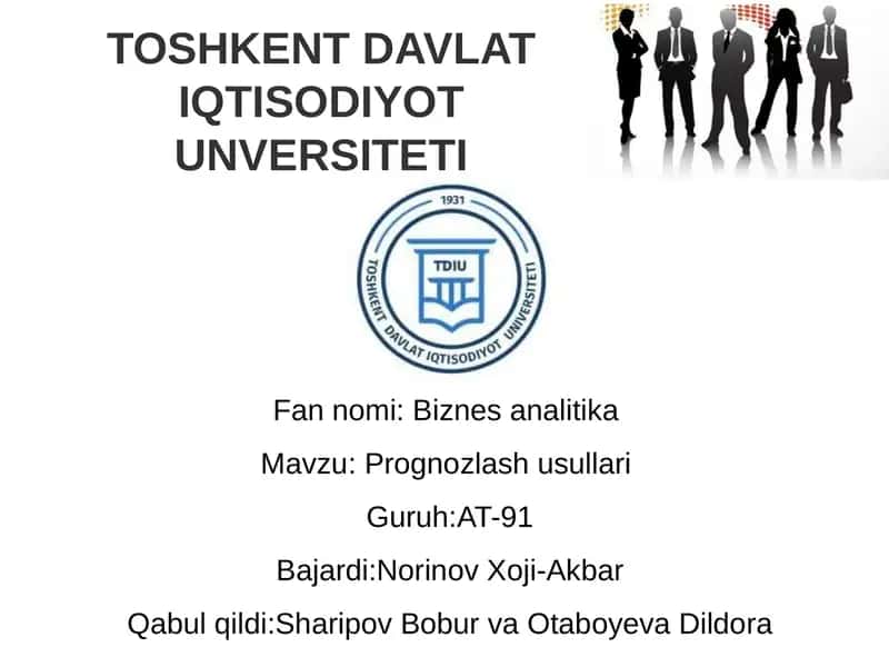 Prognozlashusullari 1