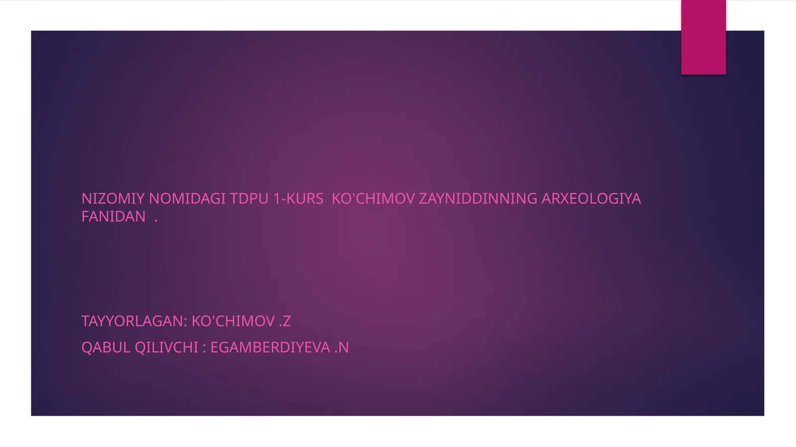 Chust madaniyatining o’ziga xos xususiyatlari 1
