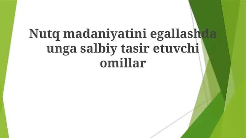 Nutq madaniyati o'quv vositalaridagi ijtimoiy-iqtisodiy tafovutlar 1