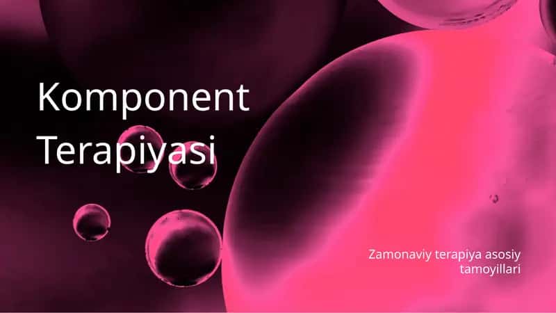 Komponent Terapiyasi 1
