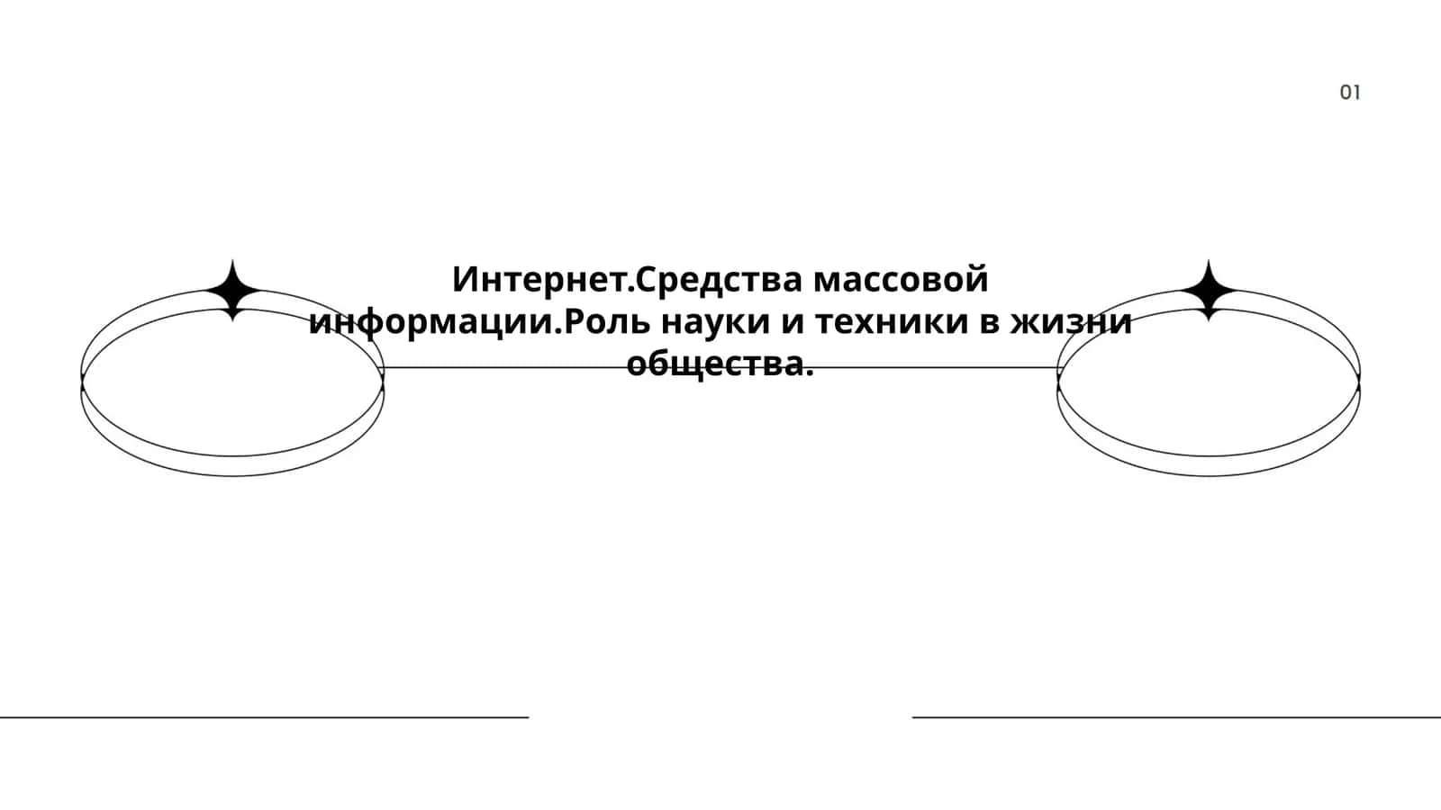 Интернет. Средства массовой информации. Роль науки и техники в жизни общества 1