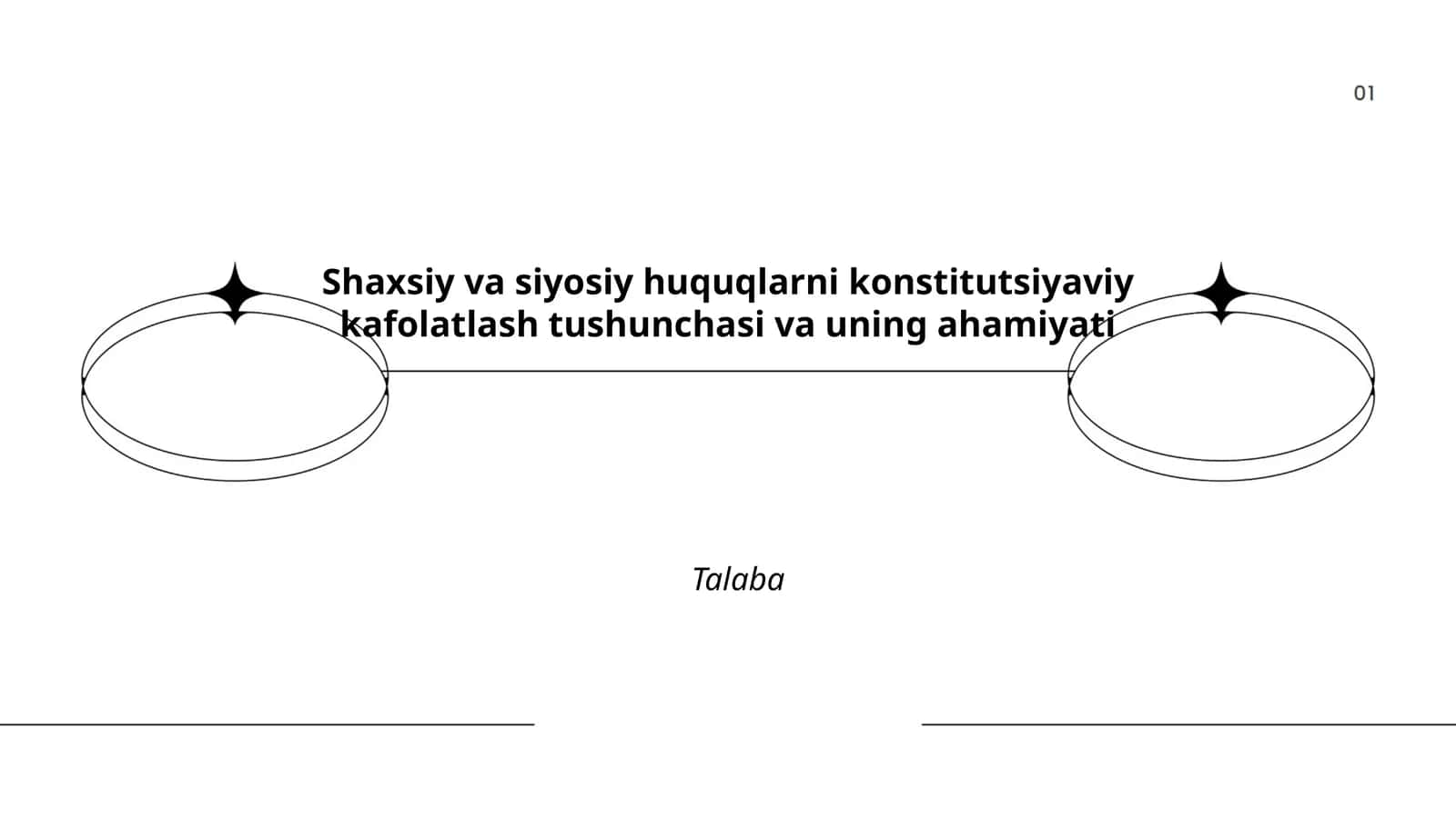 Shaxsiy va siyosiy huquqlarni konstitutsiyaviy kafolatlash tushunchasi va uning ahamiyati 1
