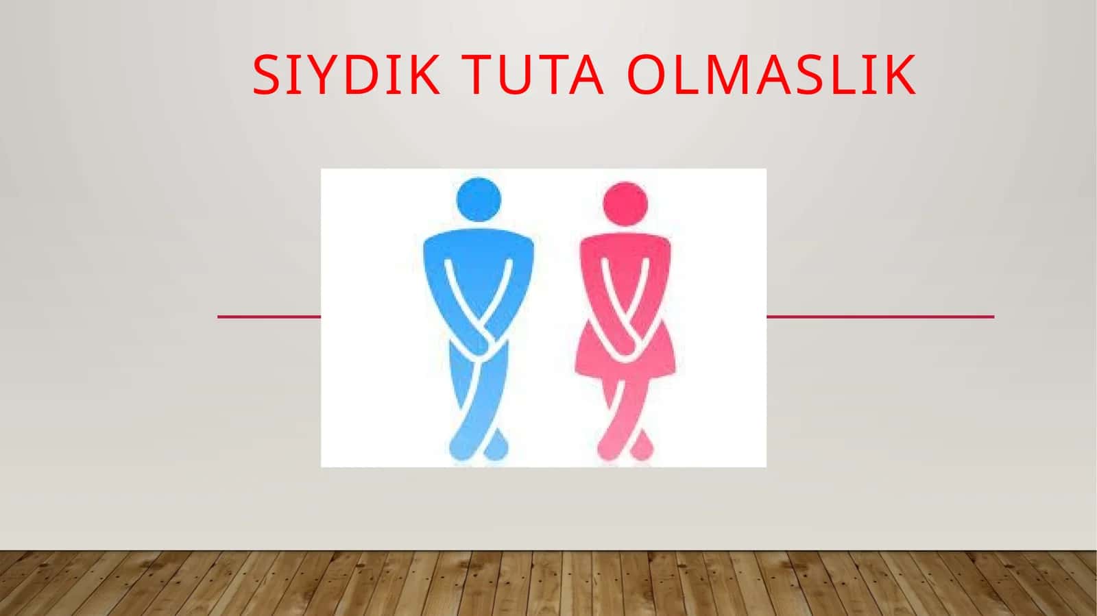 Siydik tuta olmaslik 1