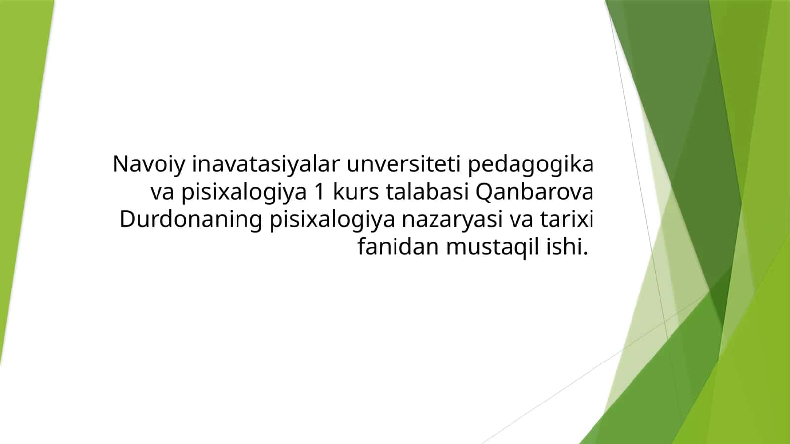 pisixalogiyanazaryasivatarixifanidanmustaqilishi 1