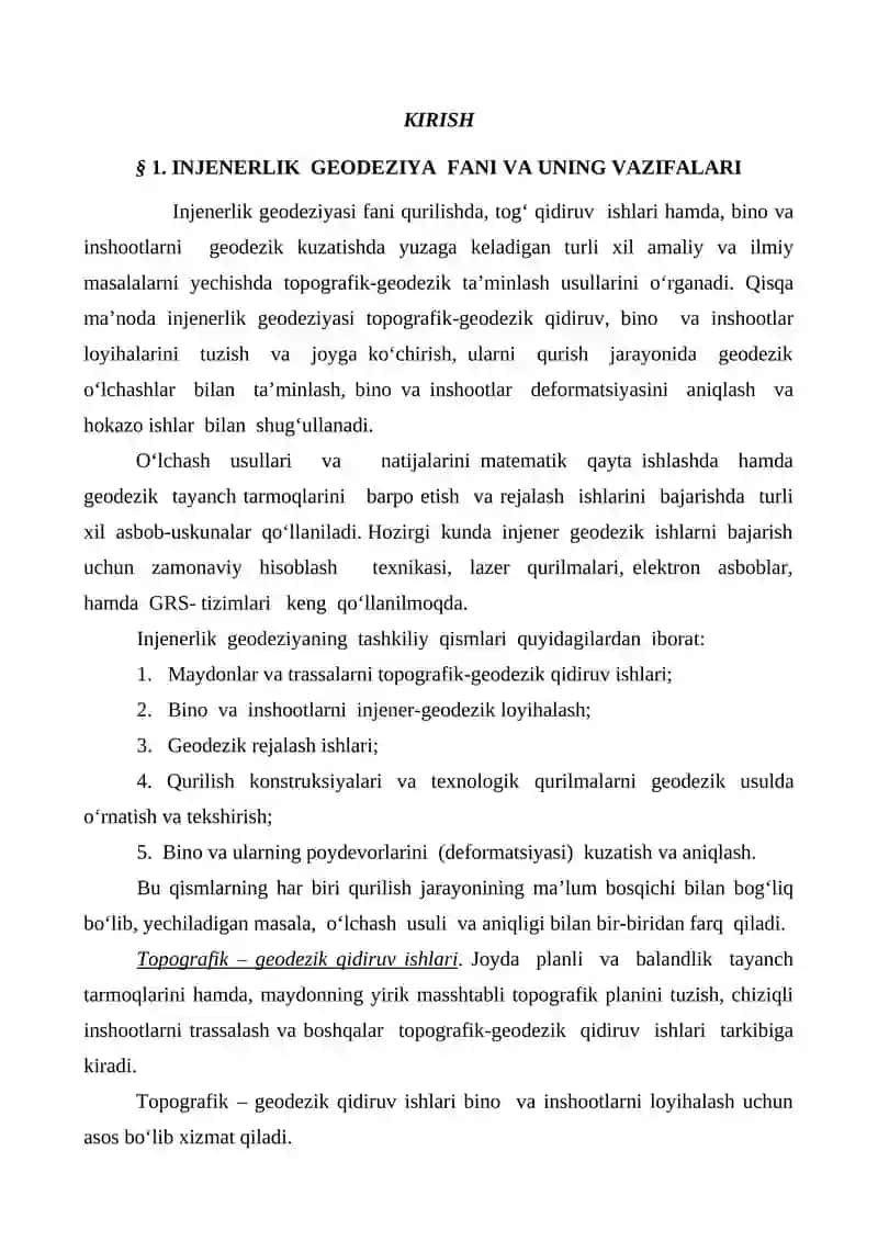 Injenerlik Geodeziyasi
