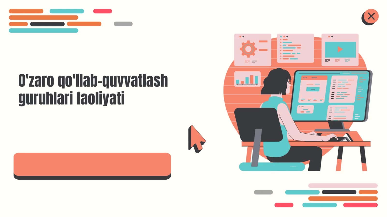 O'zaro qo'llab-quvvatlash guruhlari faoliyati 1