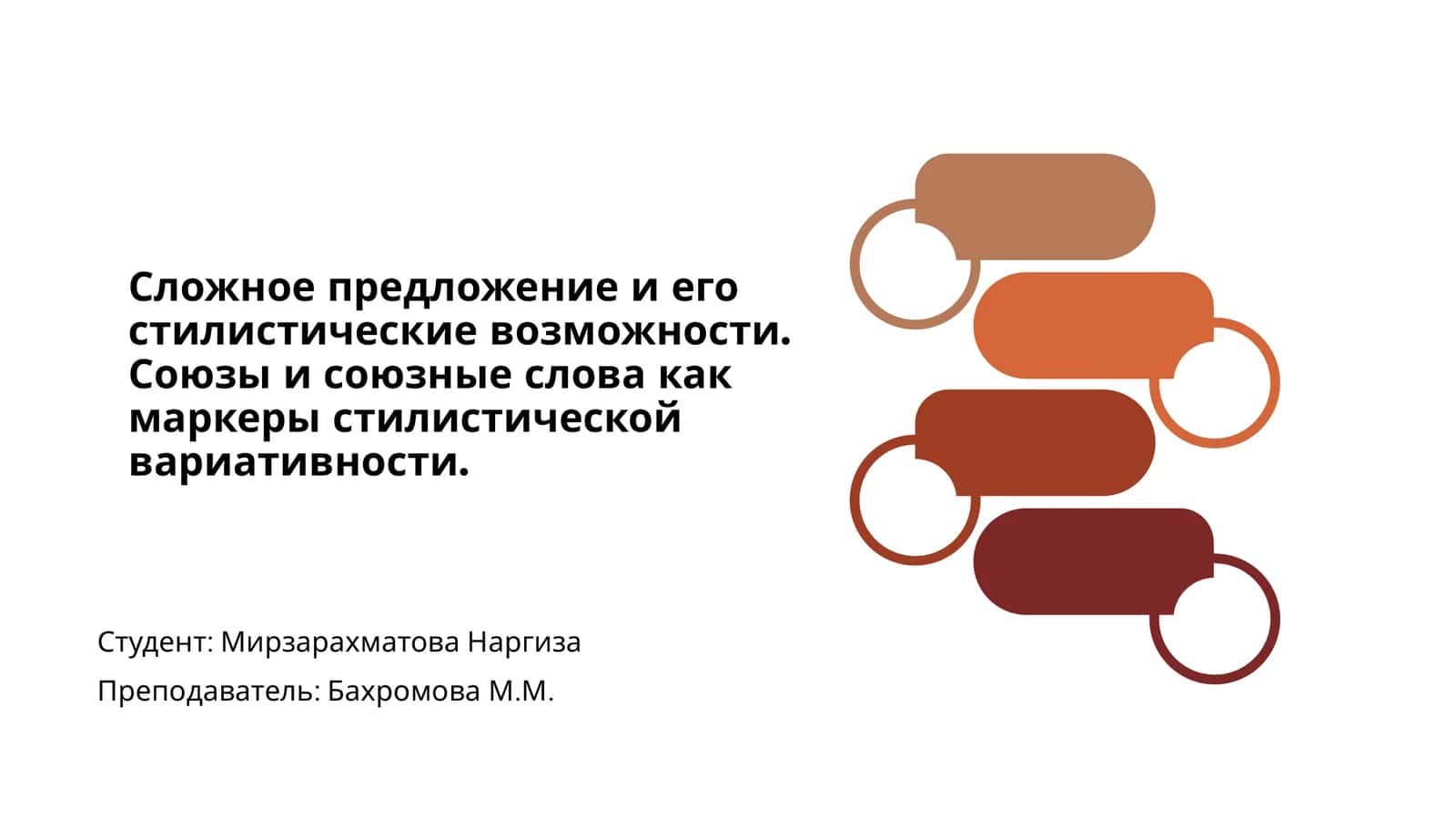 Сложное предложение и его стилистические возможности 1