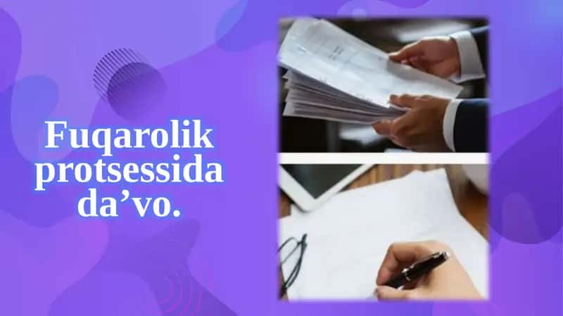 Fuqarolik protsessi dada’vo 1