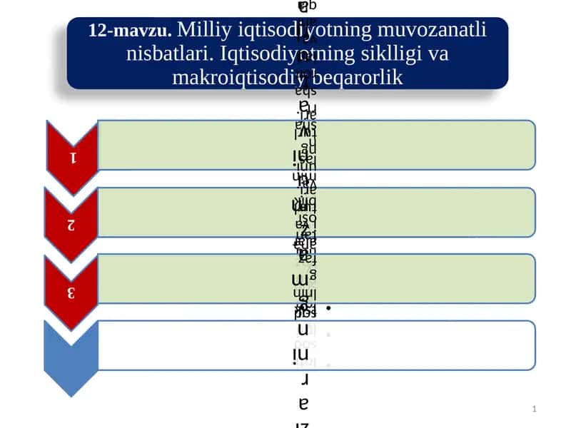 Iqtisodiy muvozanat 1