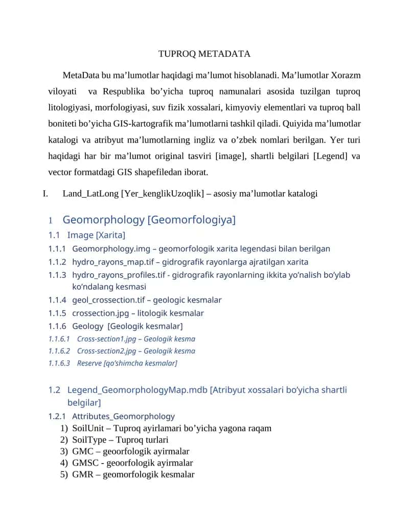 TUPROQ METADATA 1
