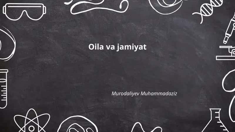 Oila va jamiyat 1