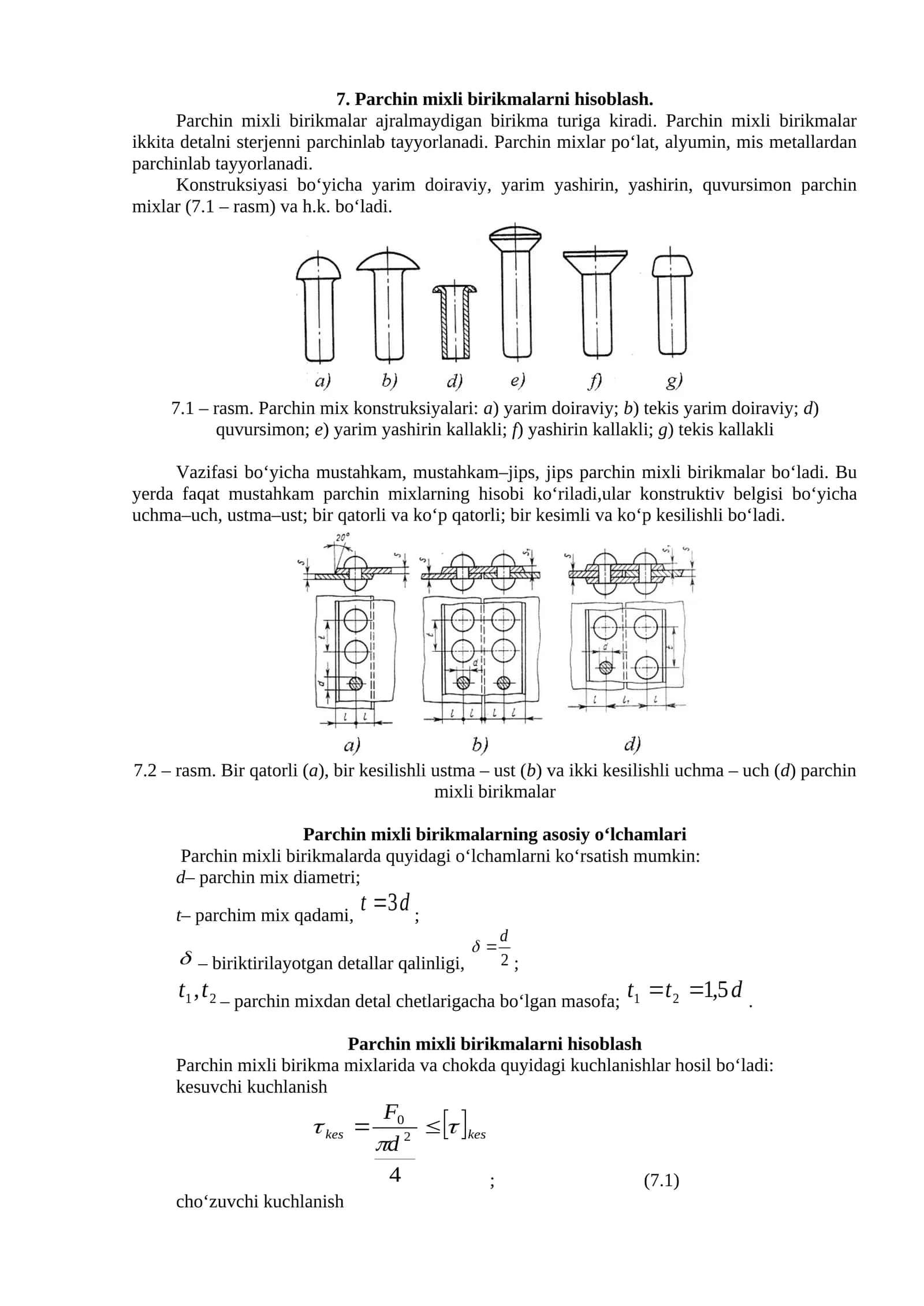 Parchin mixli birikmalar 1