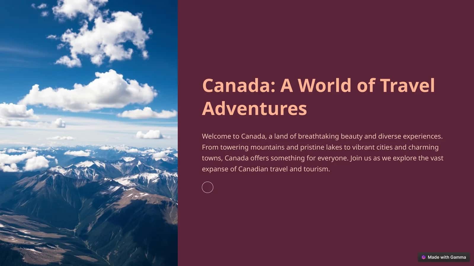 Canada: A World of Travel Adventures 1