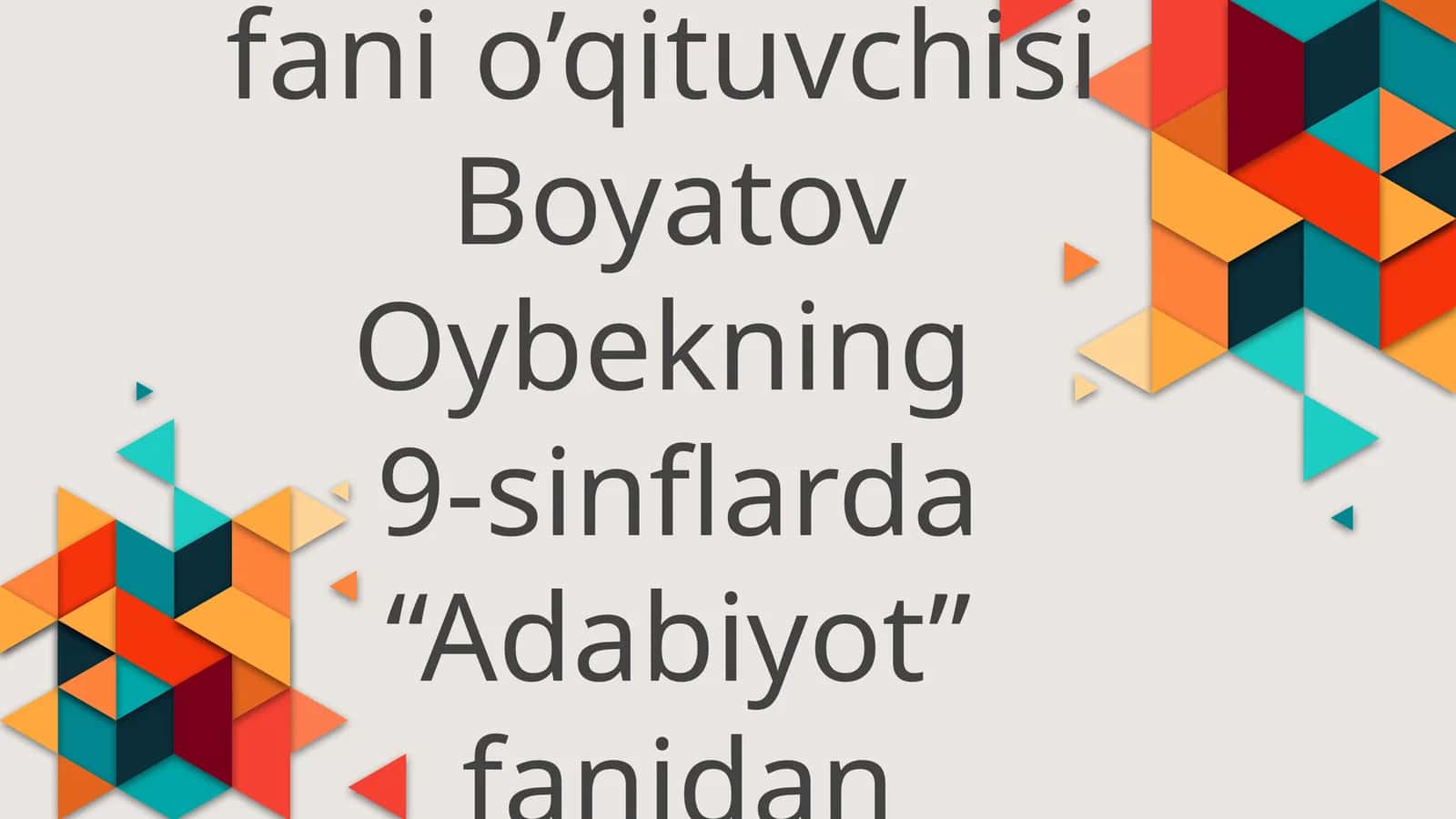 Mustaqillik davri adabiyotida liro-epik tur 1
