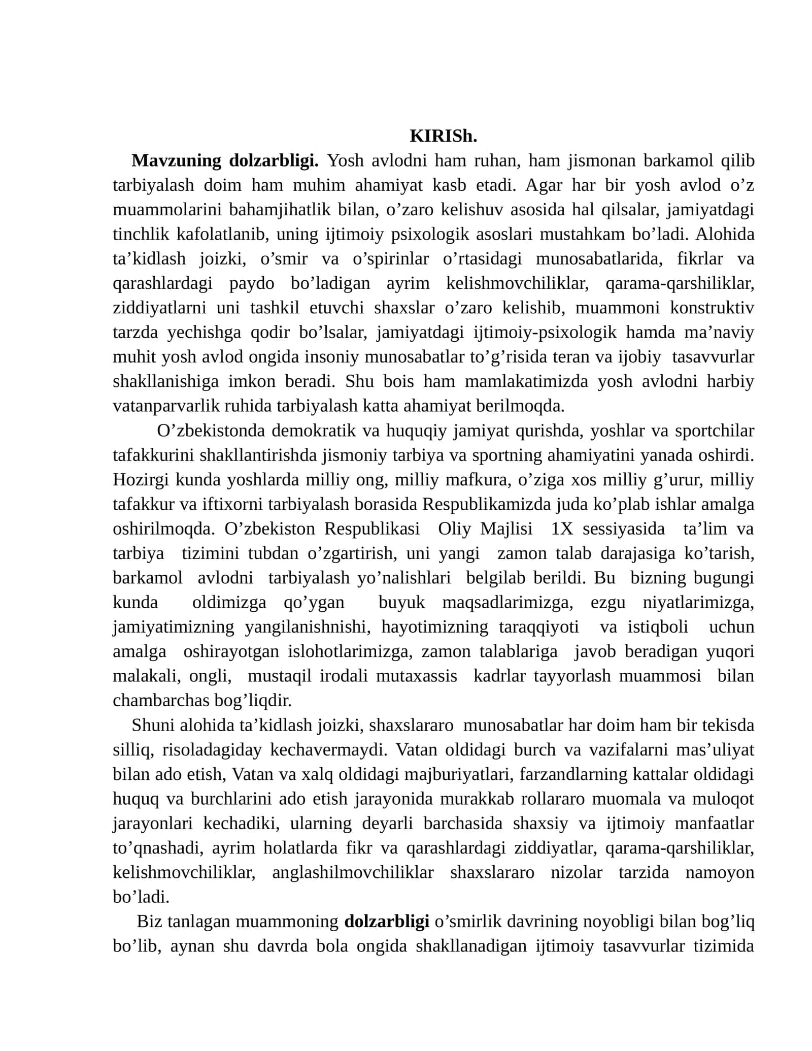 Yosh avlodni ham ruhan, ham jismonan barkamol qilib tarbiyalash 1