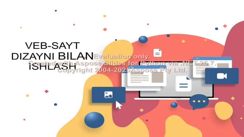 Veb-sayt dizayni bilan ishlash 1