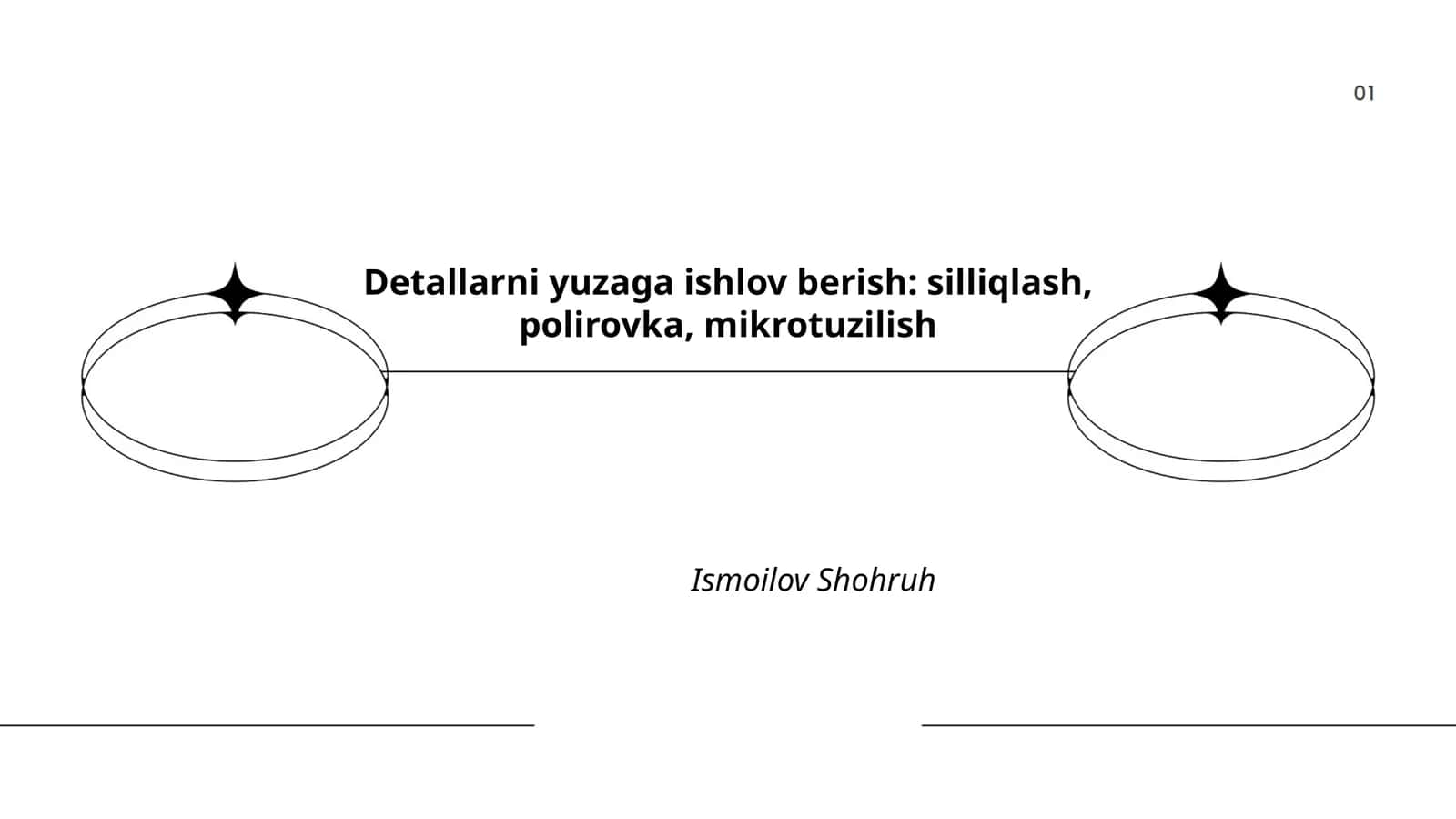 Detallarni yuzaga ishlov berish 1
