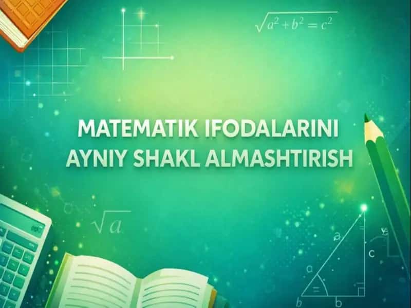 Ayni almashtirish slayd 1