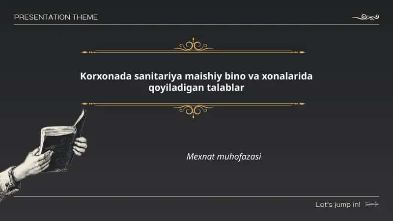 Bino va xonalar joylashuvi hamda rejalashtirishdagi sanitariya talablari 1