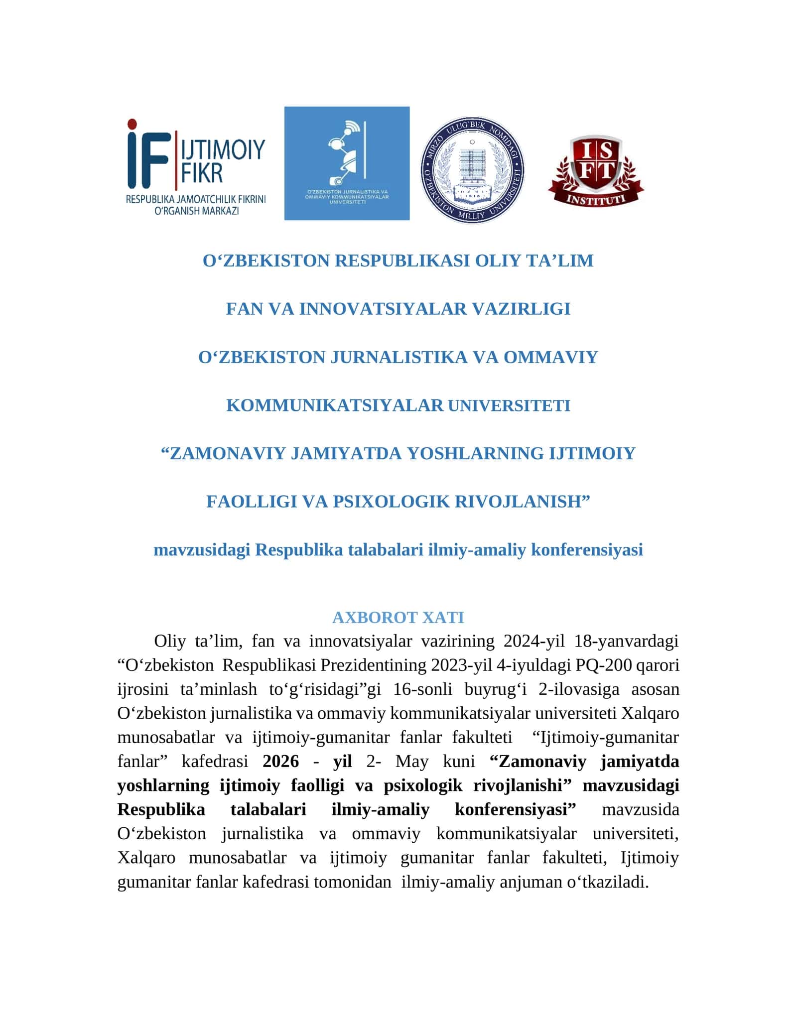 ZAMONAVIY JAMIYATDA YOSHLARNING IJTIMOIY FAOLLIGI VA PSIXOLOGIK RIVOJLANISH 1