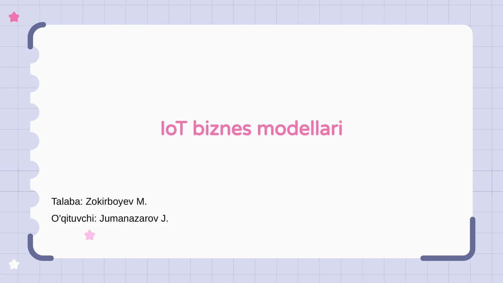 IoT biznes modellari 1