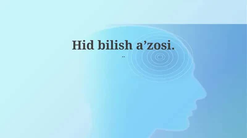 Ta'm bilish organining tuzilishi va fiziologiyasi 1