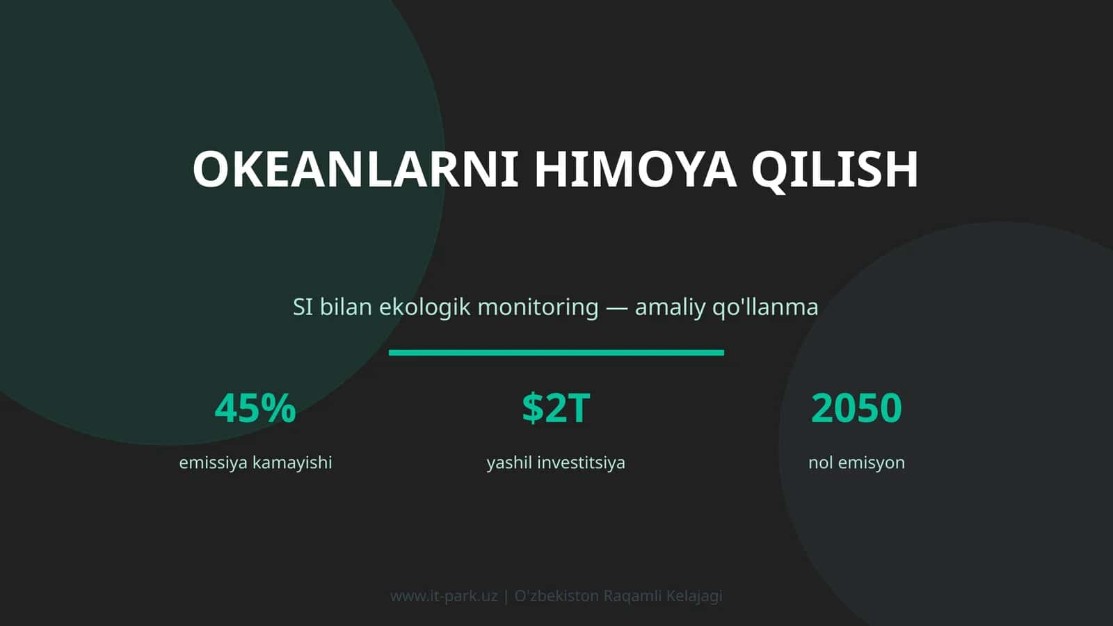 Okeanlarni himoya qilish 1