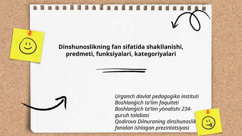 Qodirova Dilnuraning dinshunoslik fanidan ishlagan prezintatsiyasi 1
