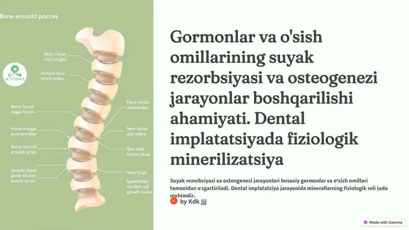 O'sish omillari 1