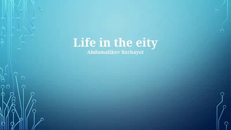 Life in the City 1