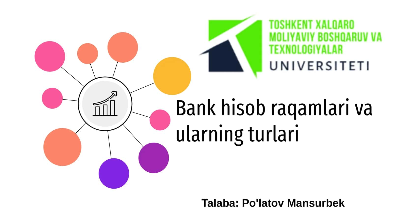 Bank hisob raqamlari va ularning turlari 1