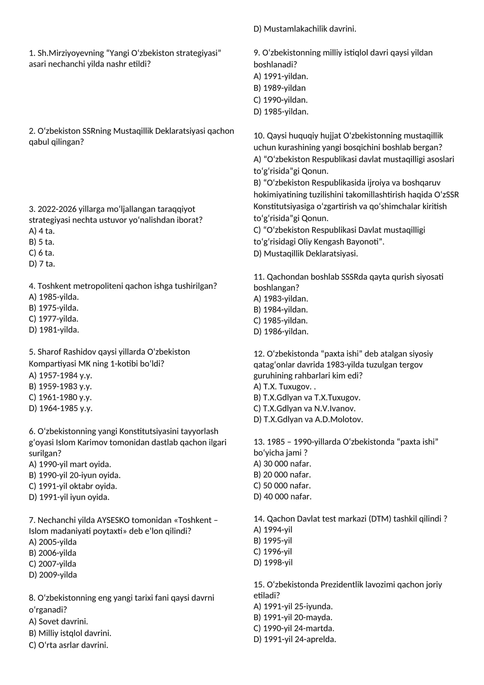 Sharof Rashidovning O‘zbekiston Kompartiyasi MK ning 1-kotibi bo‘lishi 1