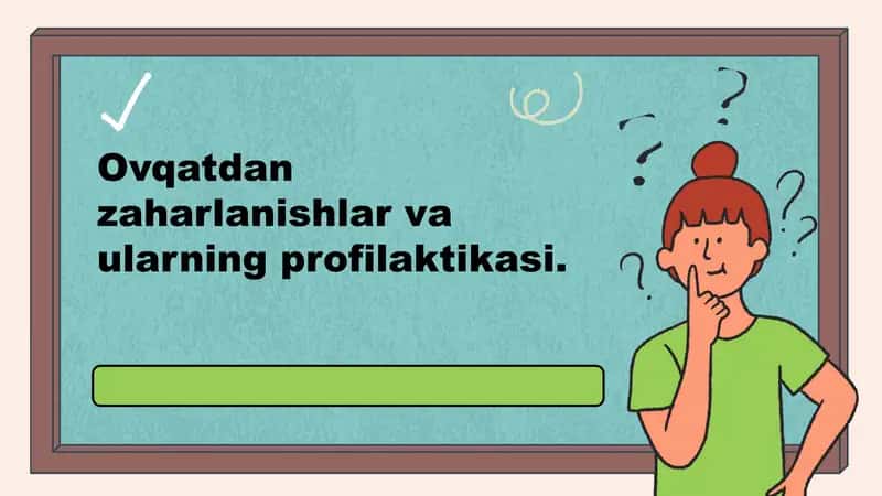 Ovqatdan zaharlanishlar va ularning profilaktikasi 1