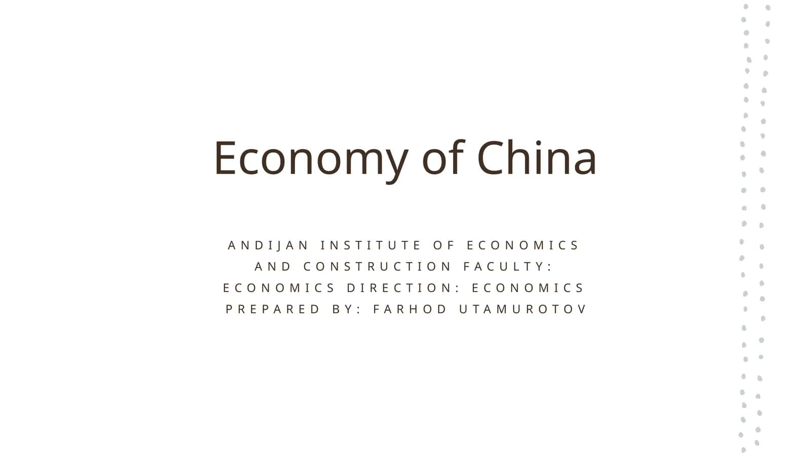 Andijan Institute of Economics 1