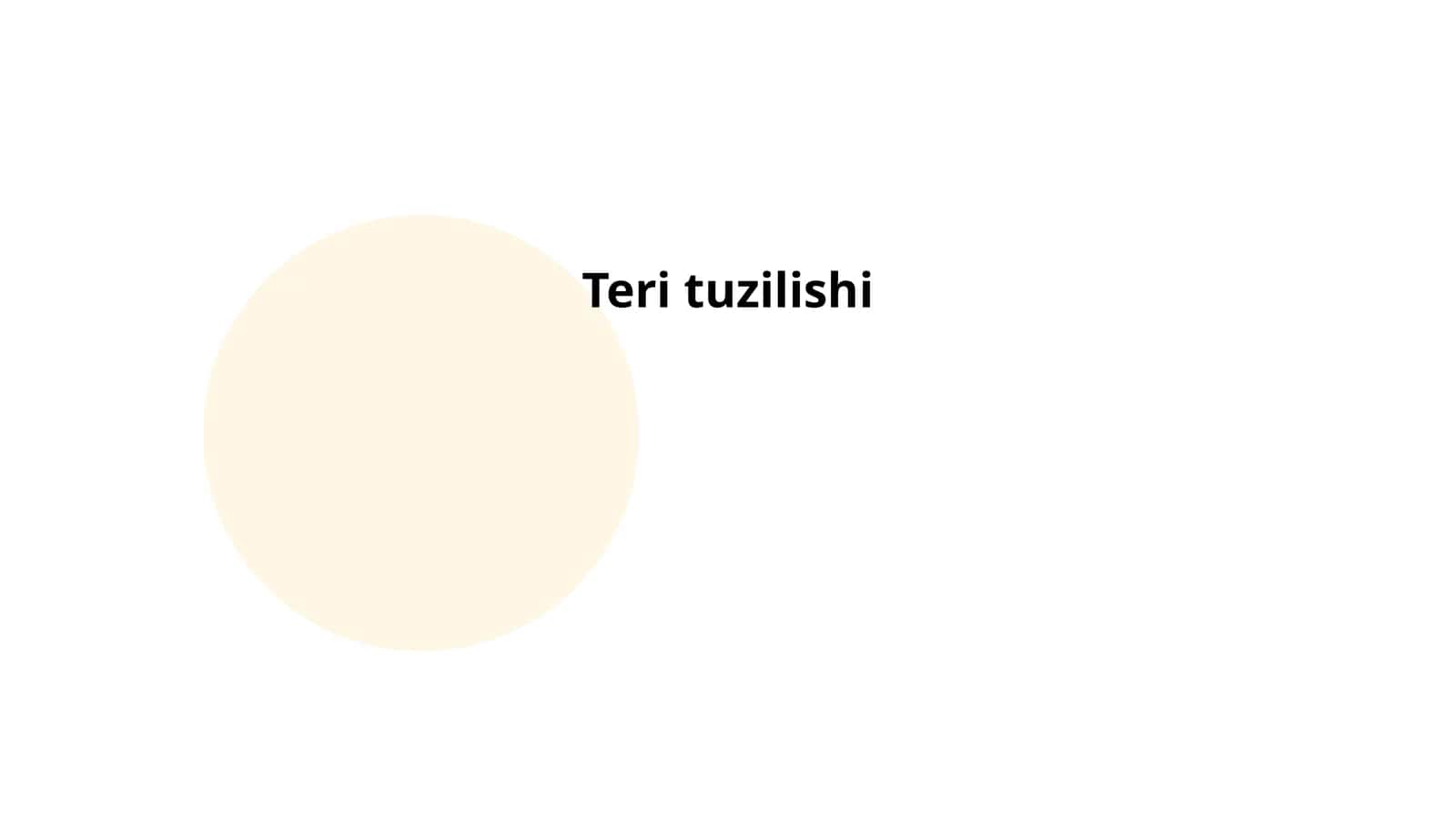 Teri tuzilishi 1