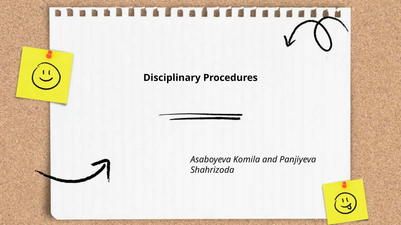 Disciplinary Procedures 1