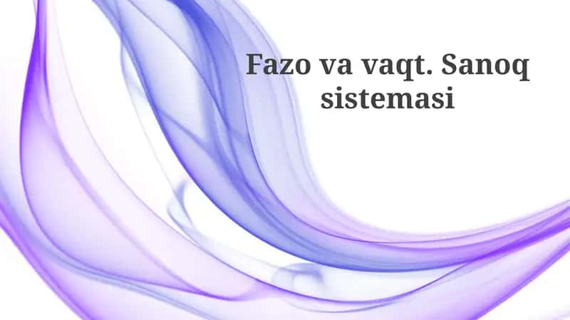 Fazovavaqt.Sanoqsistemasi 1