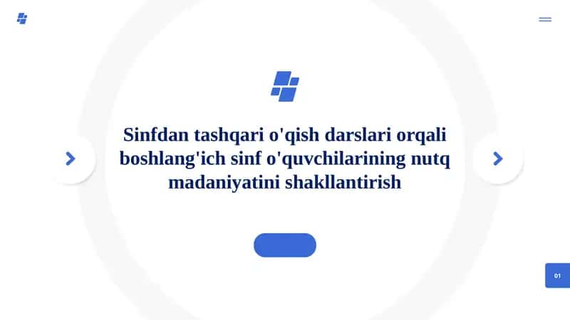 Sinfdan tashqari o'qish darslari orqali boshlang'ich sinf o'quvchilarining nutq madaniyatini shakllantirish 1