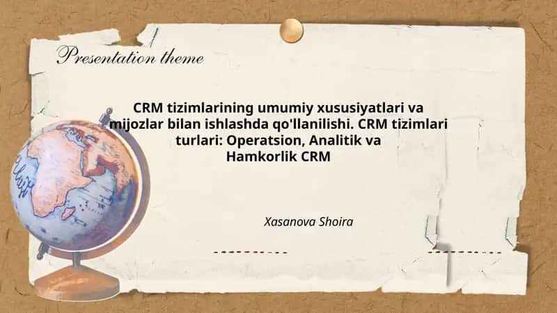 CRM tizimlari 1