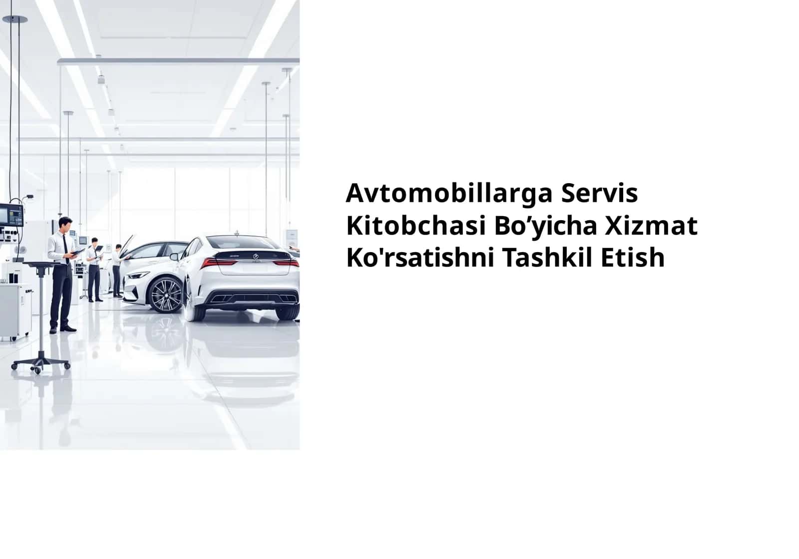 Servis Kitobchasi Bo’yicha Xizmat Ko'rsatishni Tashkil Etish 1
