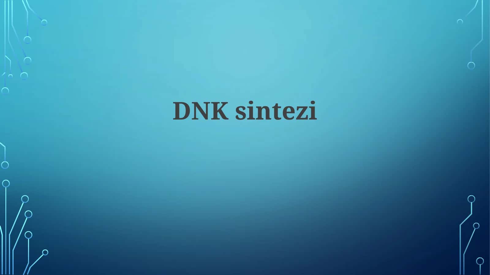 DNKsintezi 1