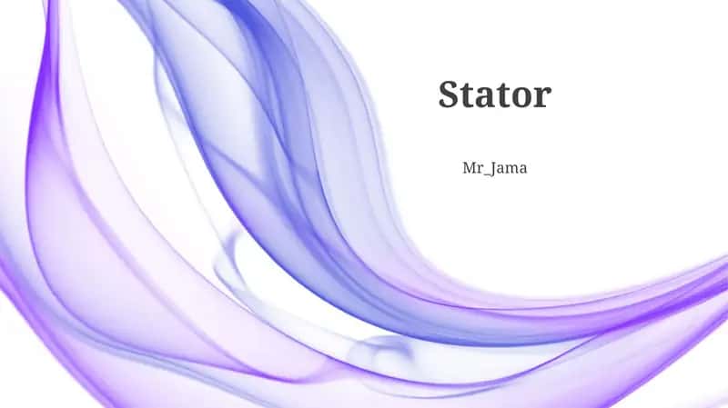 Stator 1