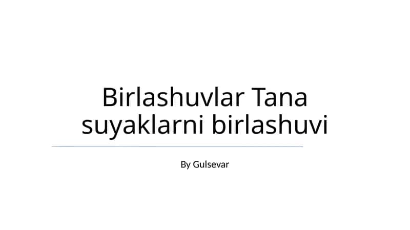 Birlashuvlar Tana suyaklarni birlashuvi 1