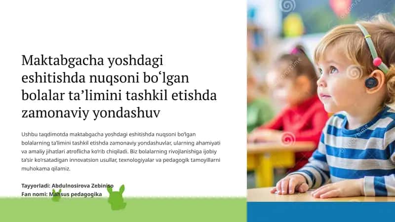 Mahsus pedagogika 1