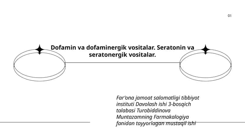 Dofamin va dofaminergik vositalar 1