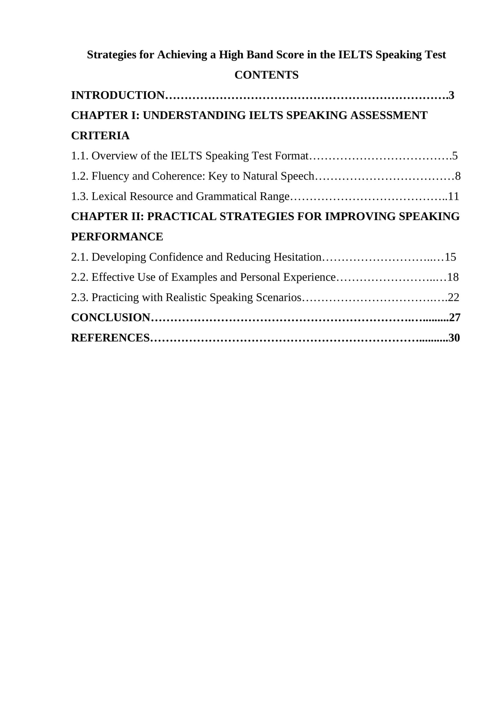 Strategies for Achieving a High Band Score in the IELTS Speaking Test 1
