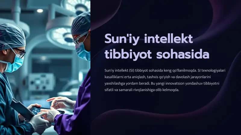 Sun'iy intellekt tibbiyot sohasida 1