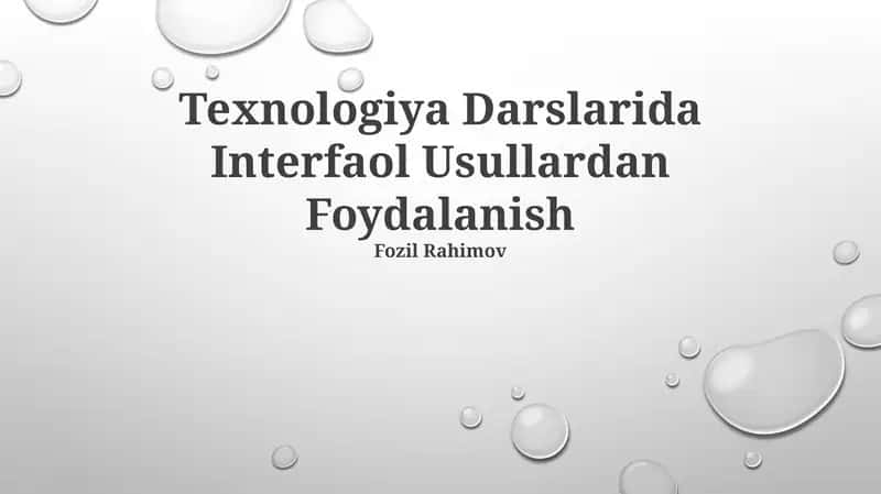 Sinfdagi texnologiya: hamkorlikni rag‘batlantiradi 1